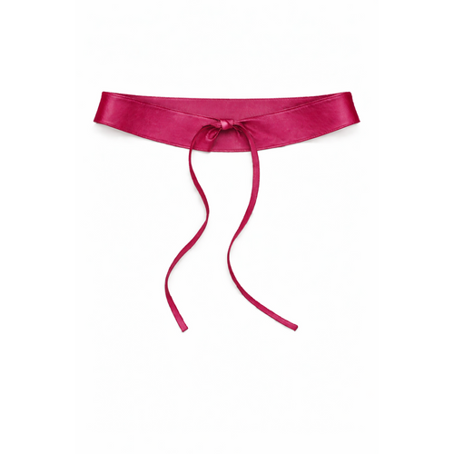 HS Riem - In 10+ Kleuren - Tailleriem Geknoopt - Fuchsia