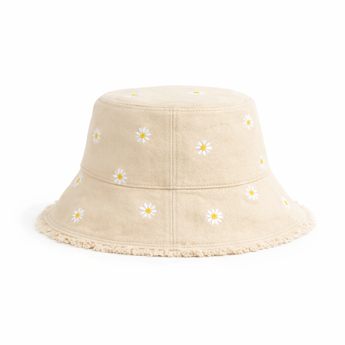 HS Buckethat - Margrietjes - zomerse accessoire - 5 kleuren - SIDE