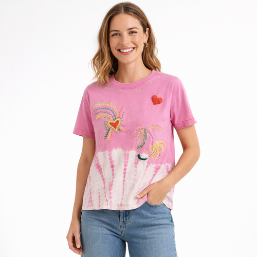 HS T-Shirt - 100% Katoen - Short Sleeve - comfortabele pasvorm - 5 kleuren - MODEL_FRONT