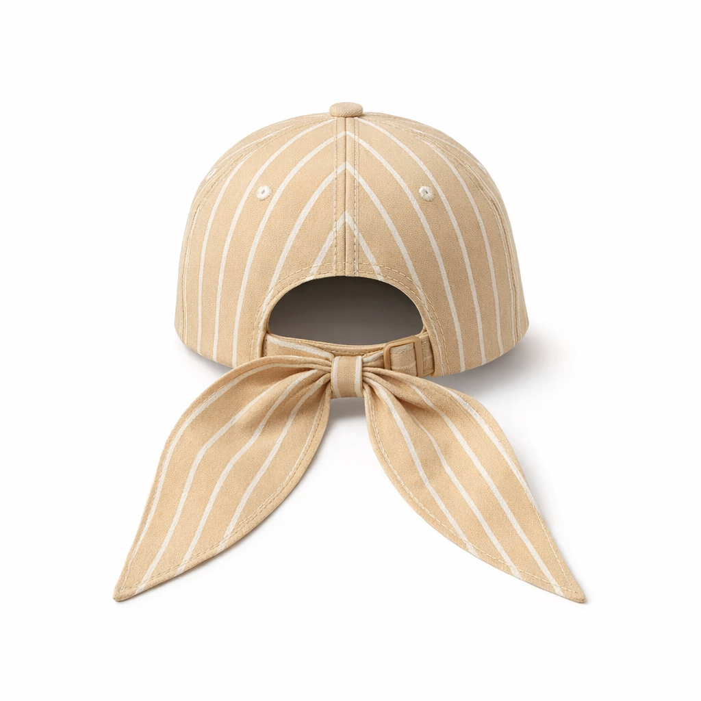 HS Petje - Met lint - zomerse accessoire - 4 kleuren - BACK
