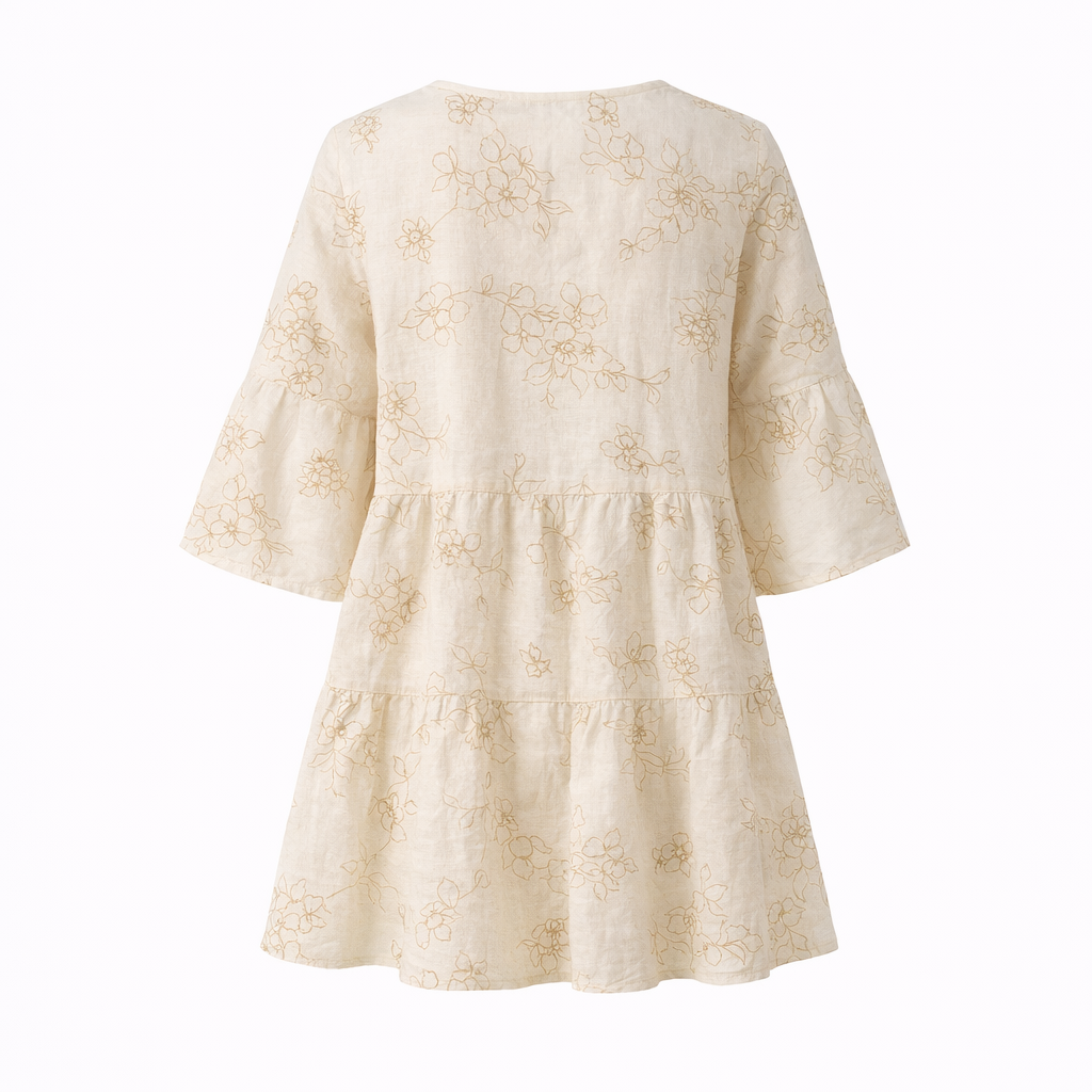 HS Zomerjurk - Luchtig - Free Size - comfortabele pasvorm - 2 kleuren - BACK