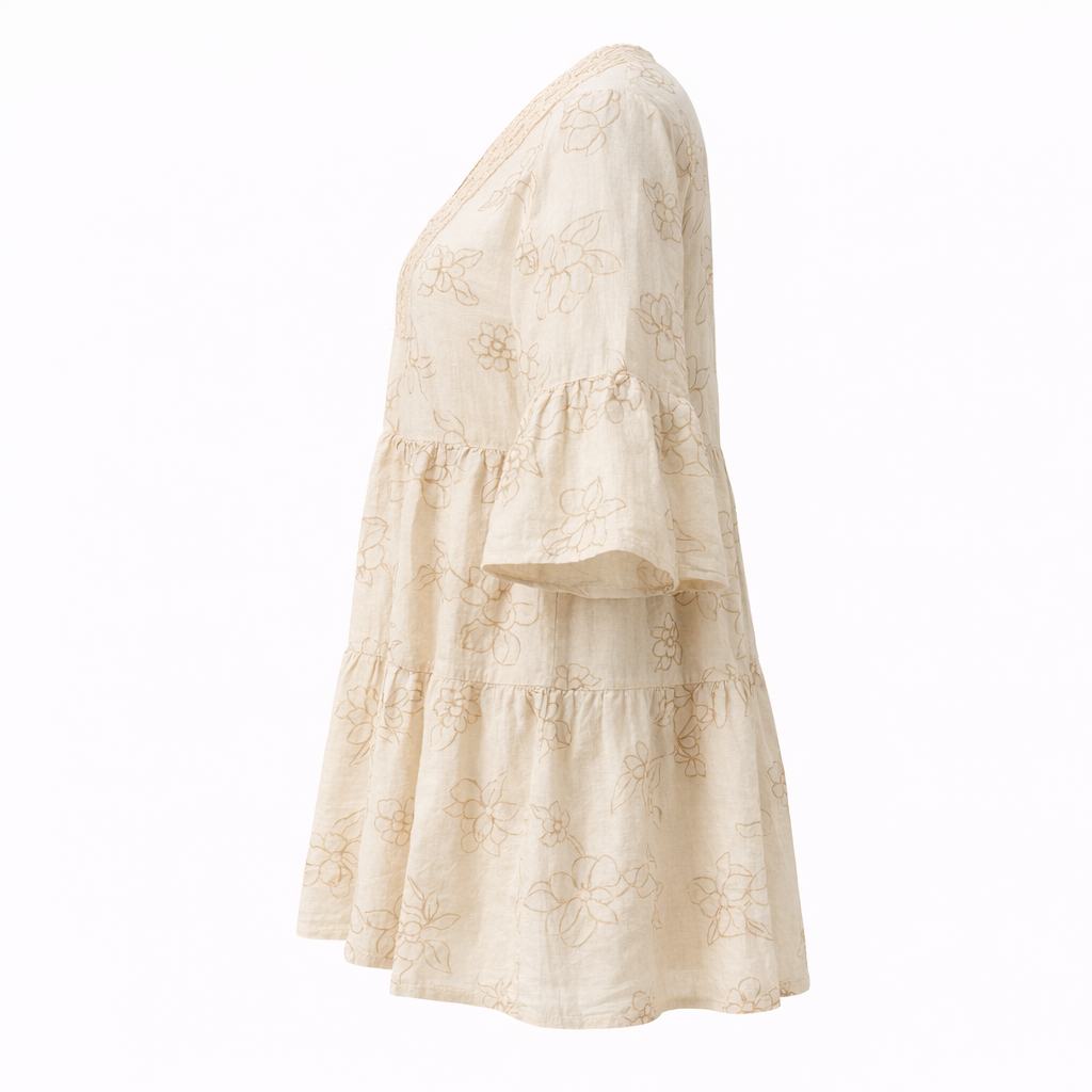 HS Zomerjurk - Luchtig - Free Size - comfortabele pasvorm - 2 kleuren - SIDE