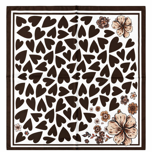 HS Sjaal - 70x70 - Zijde Satijnen Look - 3 kleuren - 70x70 cm - satijnlook