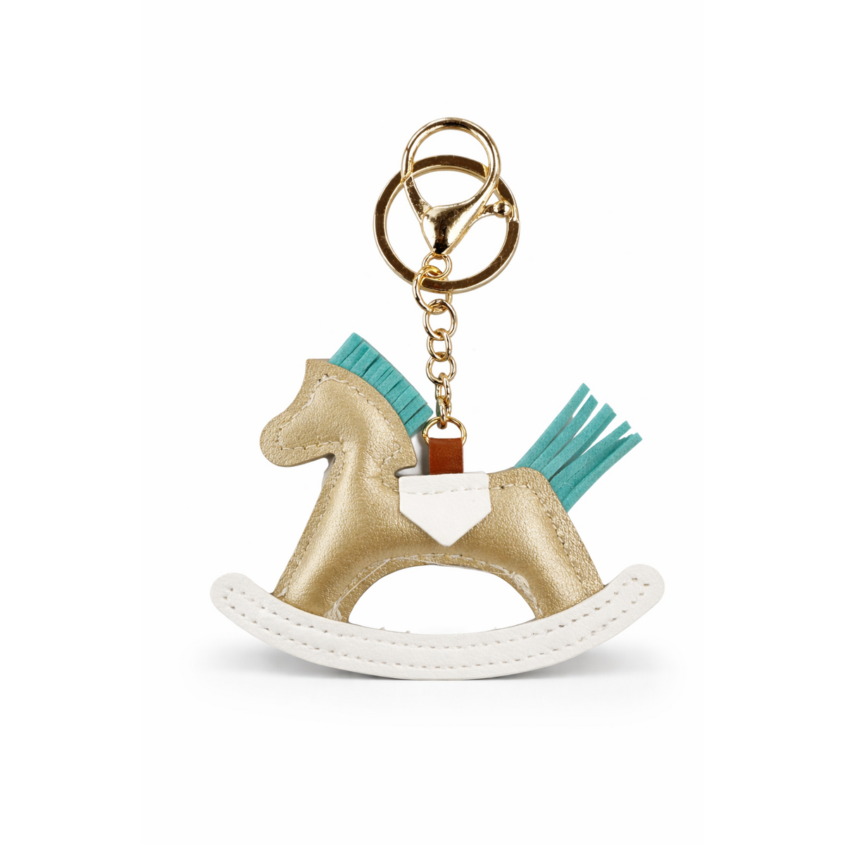 HS Sleutelhanger - In 5 Kleuren - Paard - Beige