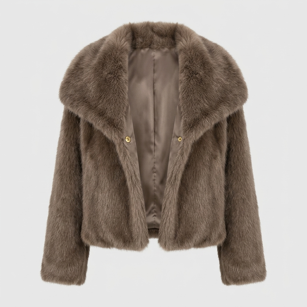 Faux Fur Jas – Model 41186