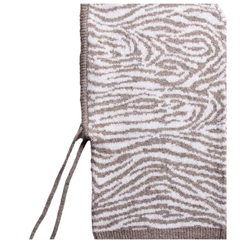 Zebra Gebreide Hood