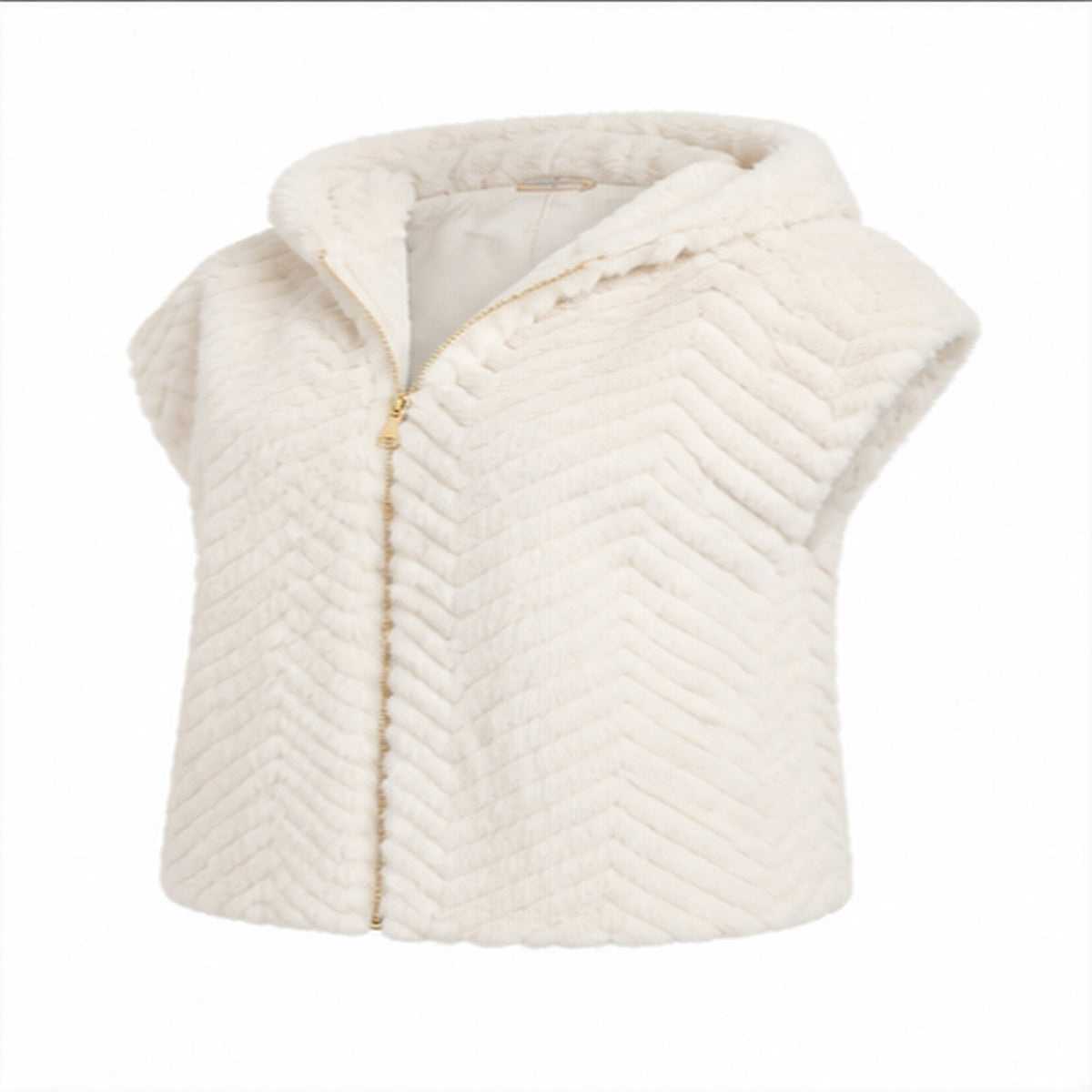 Faux Fur Bodywarmer – Model 40922