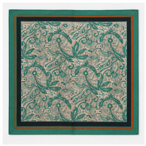 Vierkante Sjaal 70x70 – Ornamentprint