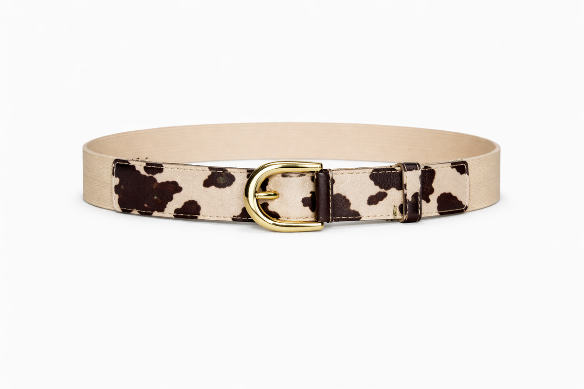 Riem met Koeienprint