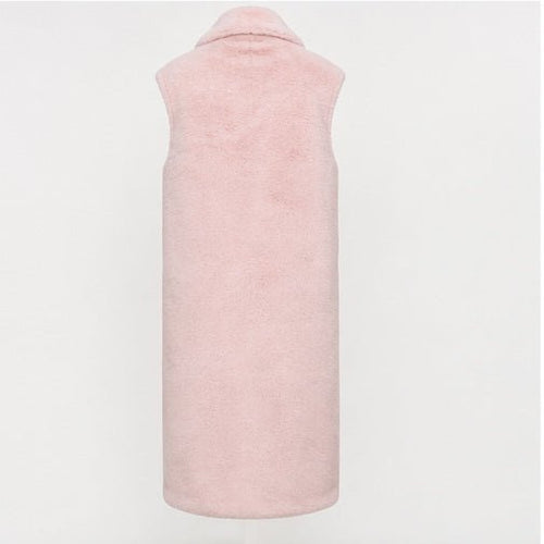 Lange Faux Fur Bodywarmer - One Size