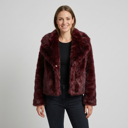 Faux Fur Jas – Model 41186