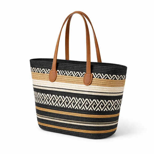 HS Strandsetje - Hoed + Tas - praktisch voor dagelijks gebruik - 5 kleuren - SIDE