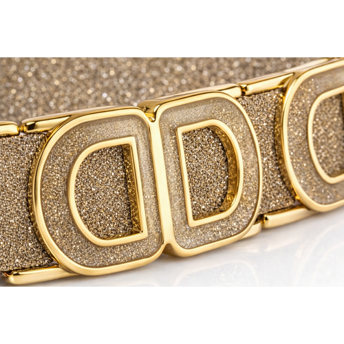 HS Riem - In 5+ Kleuren - DD - One Size - Glimmend Goud