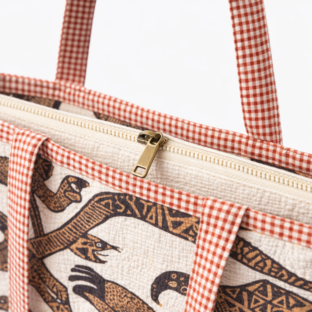 HS Shopper - 100% Katoen - praktisch voor dagelijks gebruik - 11 kleuren - DETAIL