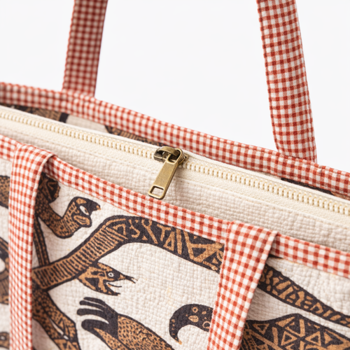 HS Shopper - 100% Katoen - praktisch voor dagelijks gebruik - 11 kleuren - DETAIL