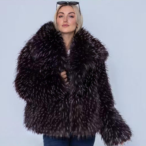 Faux Fur Jas