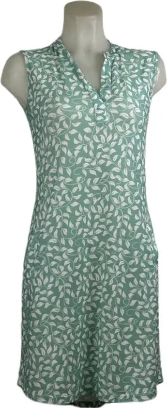 Angelle Milan – travelstof jurk voor dames – Mouwloze Mint Jurk – Ademend – Kreukherstellend – Duurzame jurk - Mapsy B.V