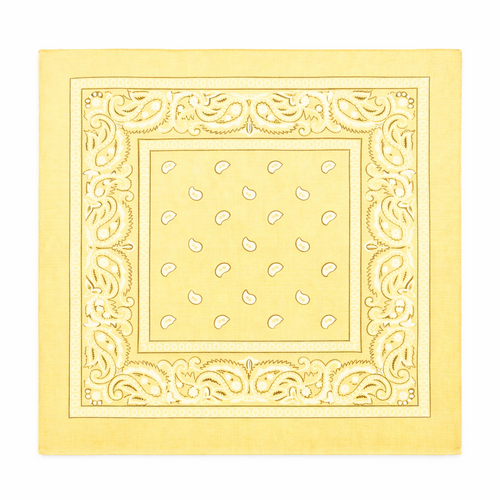 HS Bandana - In 10+ Kleuren - Classic - Katoen - Geel