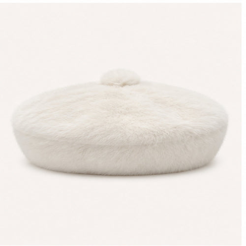 Faux Fur Baret - One Size