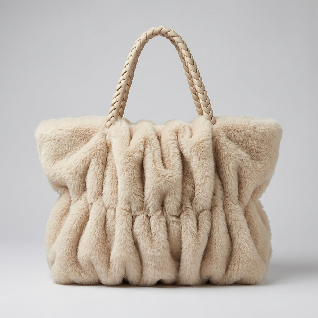 Faux Fur Shaggy Shopper – Model 15515