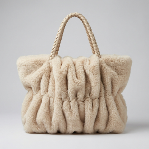 Faux Fur Shaggy Shopper – Model 15515