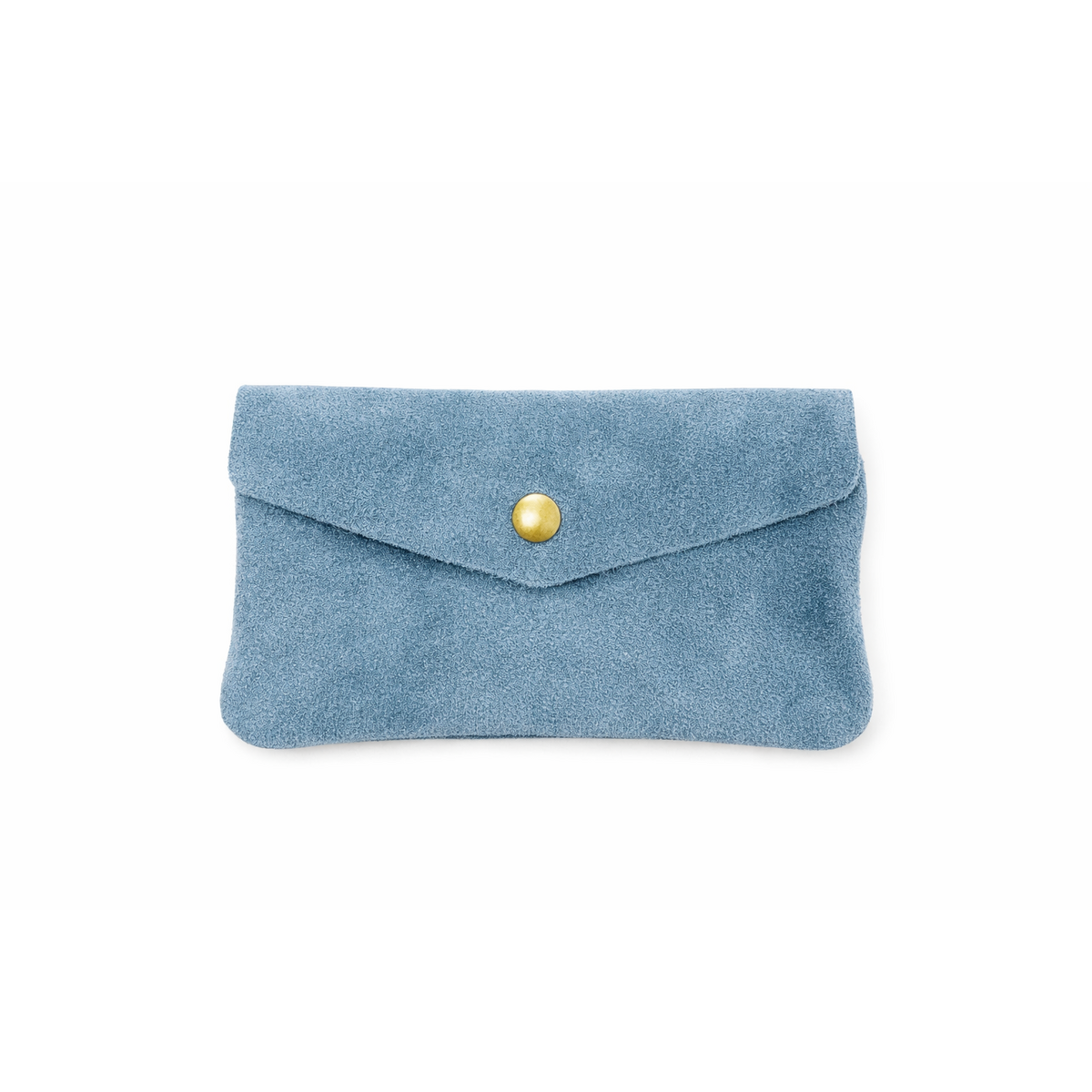 HS Portemonnee - Groot - In 10+ Kleuren - Echt Leder - Grijs/Blauw
