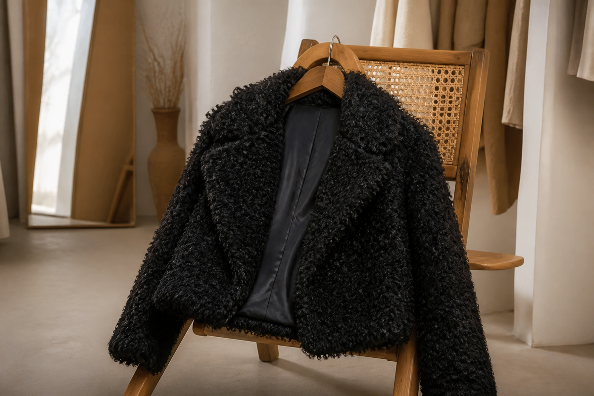 Shaggy Harige Jas – Model 39229