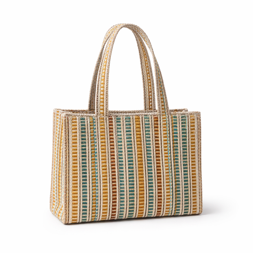 HS Shopper - 100% Katoen - praktisch voor dagelijks gebruik - 6 kleuren - BACK