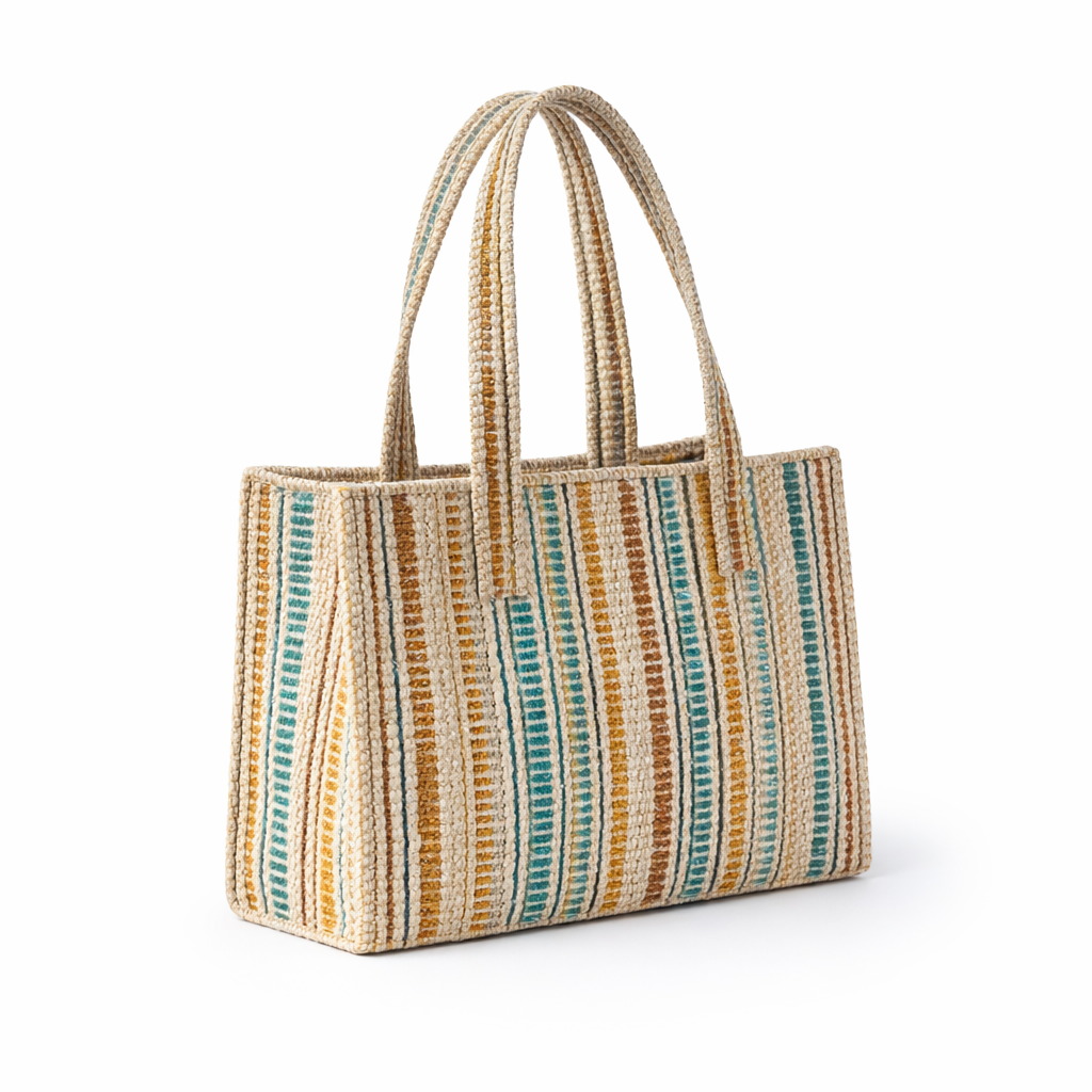 HS Shopper - 100% Katoen - praktisch voor dagelijks gebruik - 6 kleuren - SIDE