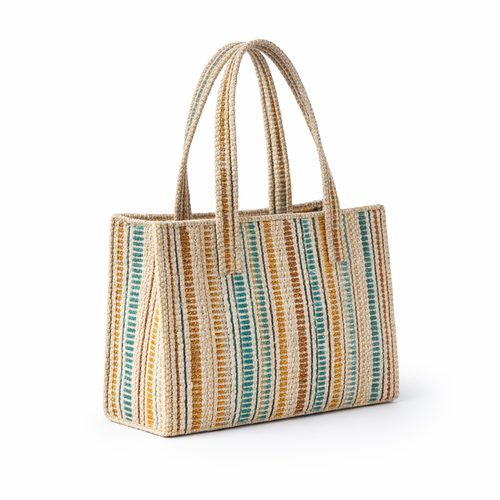 HS Shopper - 100% Katoen - praktisch voor dagelijks gebruik - 6 kleuren - SIDE