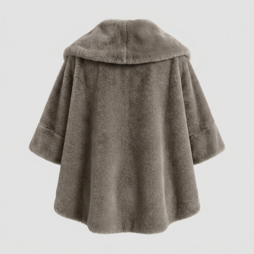 Faux Fur Poncho – Model 41090