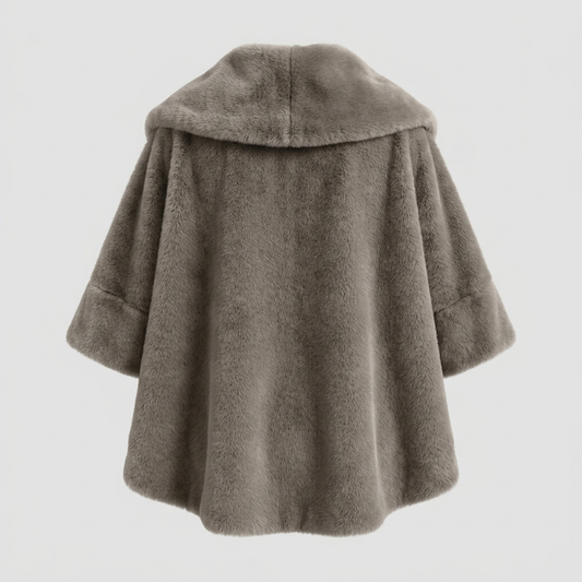 Faux Fur Poncho – Model 41090