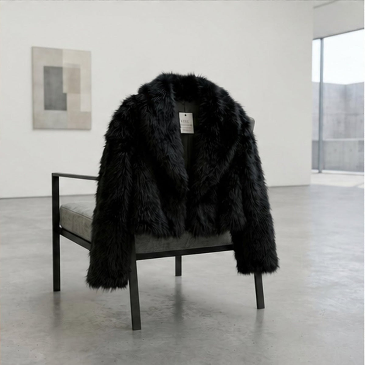 Korte Faux Fur Jas