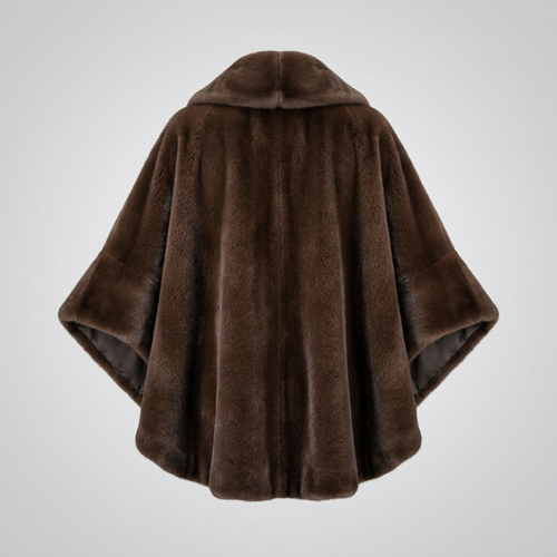 Faux Fur Poncho – Model 41090