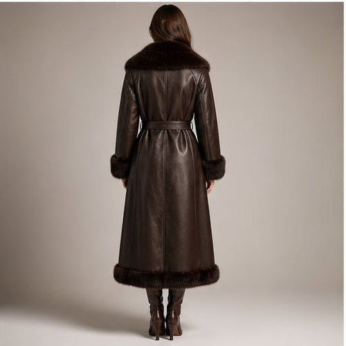 Reversible Jas - Faux Leather & Faux Fur