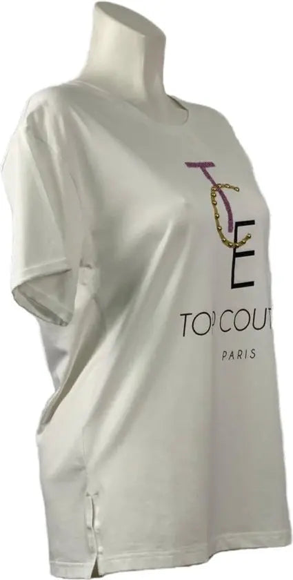 Trendy T-shirt met Unieke Print en Comfortabele Pasvorm - Mapsy B.V