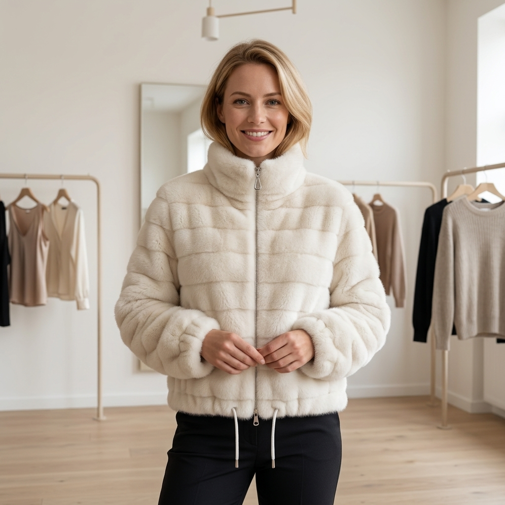 Faux Fur Jas – Model 41148