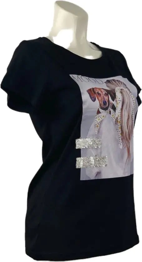 Trendy T-shirt met Unieke Print en Comfortabele Pasvorm - Mapsy B.V
