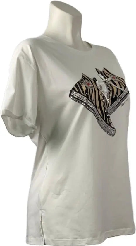 Trendy T-shirt met Unieke Print en Comfortabele Pasvorm - Mapsy B.V
