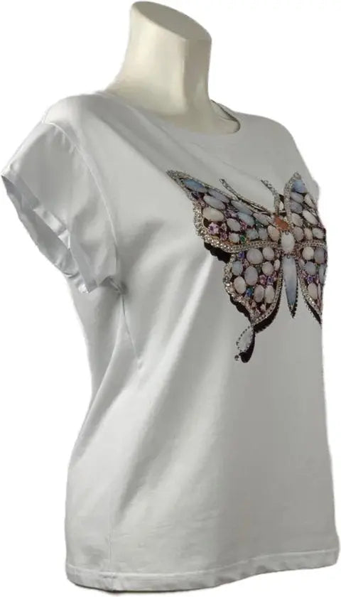 Trendy T-shirt met Unieke Print en Comfortabele Pasvorm