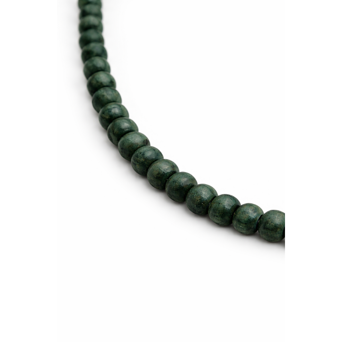 HS Ketting - In 5 Kleuren - Kralen Lang - Groen