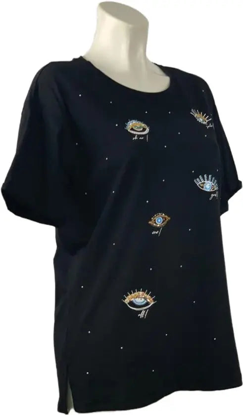 Trendy T-shirt met Unieke Print en Comfortabele Pasvorm - Mapsy B.V