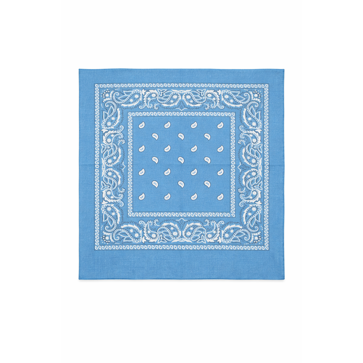 HS Bandana - In 10+ Kleuren - Classic - Katoen - Hemelsblauw