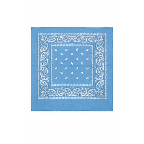 HS Bandana - In 10+ Kleuren - Classic - Katoen - Hemelsblauw