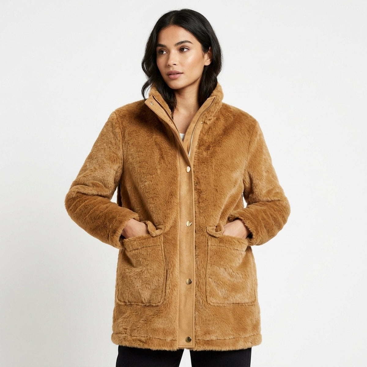 Faux Fur Jas – Model 41215