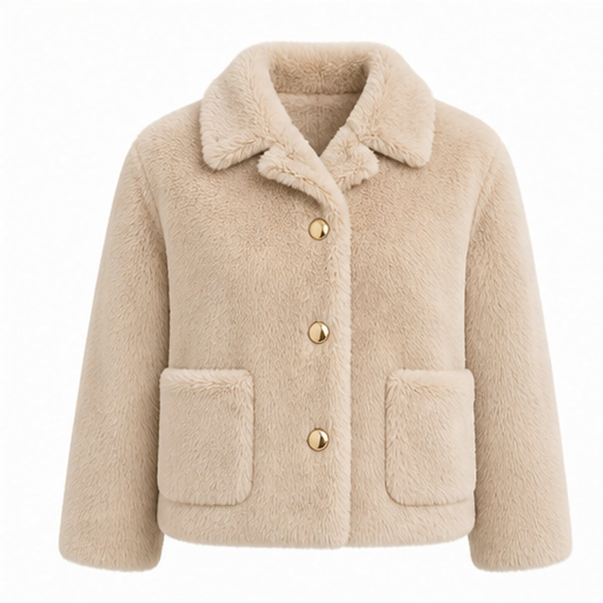 Reversible Faux Fur Jas - S/M & M/L