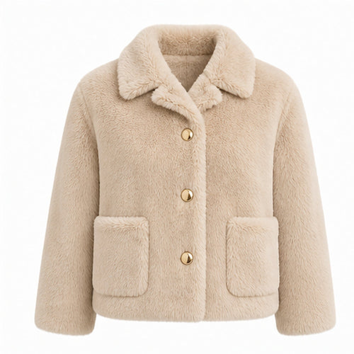 Reversible Faux Fur Jas - S/M & M/L