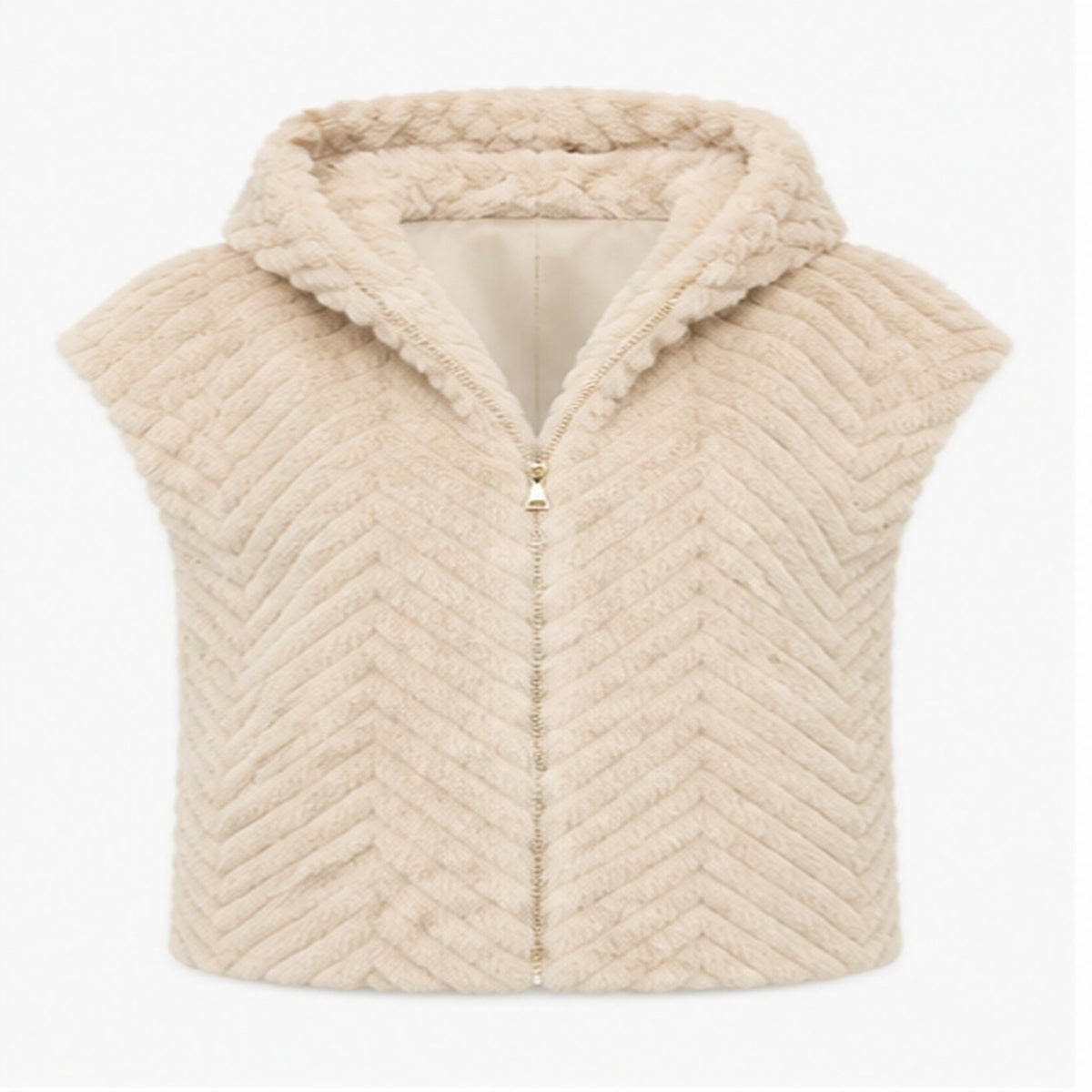 Faux Fur Bodywarmer – Model 40922