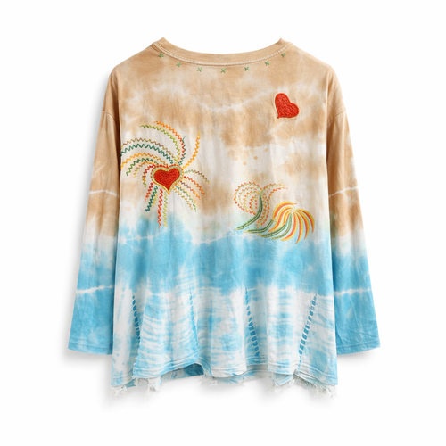 HS T-Shirt - 100% Katoen - Long Sleeve - comfortabele pasvorm - 4 kleuren - BACK