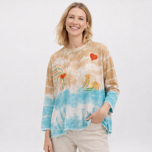HS T-Shirt - 100% Katoen - Long Sleeve - comfortabele pasvorm - 4 kleuren - MODEL_FRONT